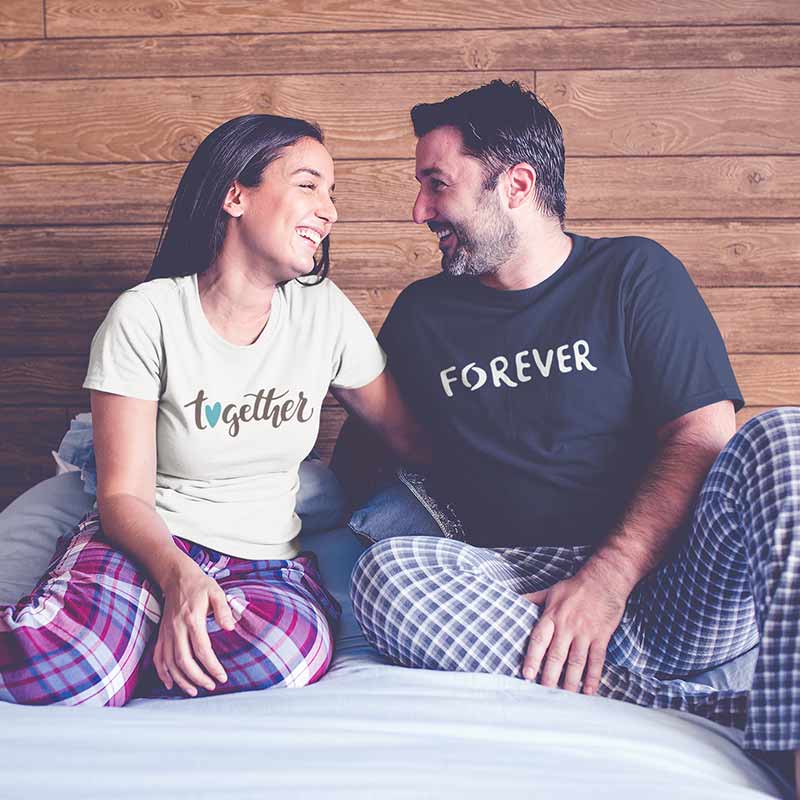 t-shirt-together-forever-coppia-matrimonio-anniversario-regalo-evento-wippio-migliore-negozio-online-italia