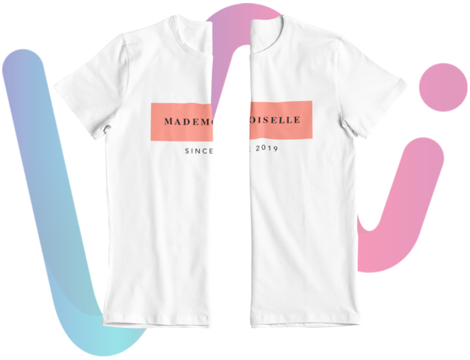 maglietta-mademoiselle-since-2019-tshirt-bianca-collezione-influencer-instagram-moda-shop-online