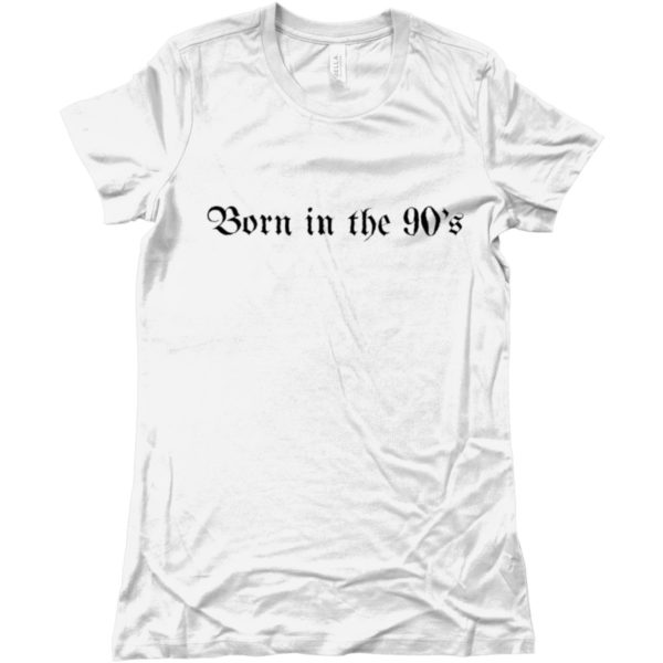 maglietta-born-in-the-90's-tshirt-bianca-collezione-influencer-instagram-moda-shop-online
